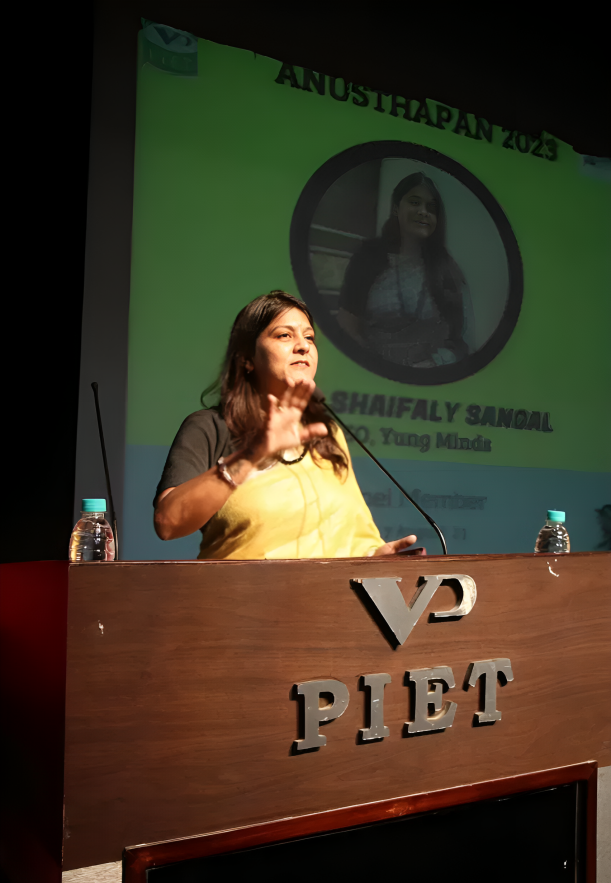 Shaifaly Sangal at PIET Anusthapan event